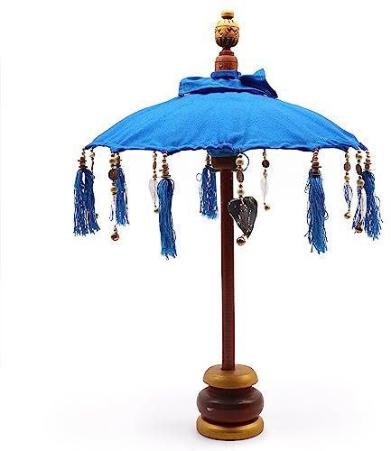 Home Decor Sonnenschirm, Baumwolle - Türkis - 40cm, 68x40 (cm)