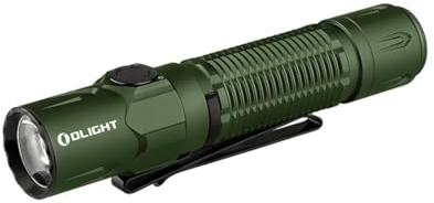 OLIGHT Warrior 3S Tactical Torch 2300 Lumens Powerful Dual-Switch Rechargeable Flashlight with a Proximity Sensor for Emergency Camping and Outdoor Hiking (OD Green)