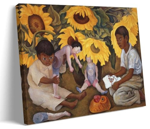 Diego Rivera berühmte Malerwerke (Porträt von Natasha Gelman) Druck Poster Leinwand Kunst und Wandkunst Bild Druck Moderne Familie Schlafzimmer Dekor 50 x 75 cm
