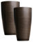 PFLife Plant Pots Outdoor 53.5 * 30.5 * 18CM Large Plant Pots Indoor Garden Flower Pots Plastic Planters with Saucer and Drainage Holes