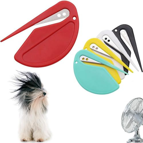 Peigne de Nouage pour Animal de Compagnie - Guide Conique pour Chien et Chat, Pénètre les Nœuds et Permet à la Lame de Couper les Poils