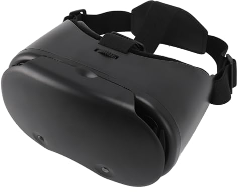 VR Headset, VR Virtual Reality Brille, 58–75 Mm Verstellbar, 3D Anti Blau Linsen, Augenschutz, VR Brille für 5–7 Zoll für für Telefone.