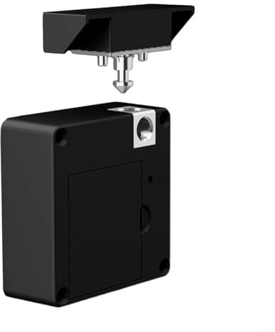 Schrankschloss, elektronisches intelligentes Schrankschloss, Bluetooth-kompatibles Schubladenschloss, RFID-Multifunktionsschlösser, Schrankschlösser für Kinder (schwarz)