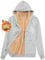 FemiChic Felpa Donna con Cappuccio Giacca Invernale Foderata in Pile Calda Felpe con Zip Morbido Cappotto Classico Los Angeles Giubbotto a Maniche Lunghe Sweatshirt S-2XL(Grigio Chiaro,XXL)