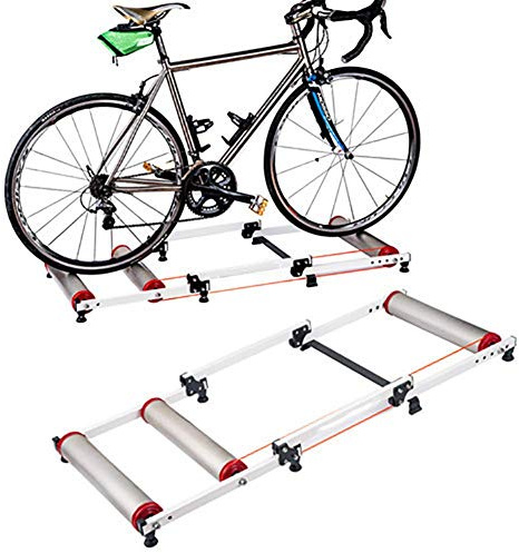 Dntum Home Use Bike Trainer Stand for Mountain Road Bikes Adjustable Front Wheel Bracket for Indoor Training for Most Types of Bike Exercise Fitness Stationary Frame