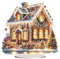 Generisch Diamond Painting Tischdeko,Diamond Painting Weihnachten,Diamant Painting Aufsteller,5D Diamant Painting Bastelset,Diamond-Painting Tisch Deko für Schlafzimmer Wohnzimmer-Weihnachten haus