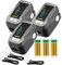 Bestyks Pulsoximeter, SauerstoffsäTtigung MessgeräT Finger, Pulsoximeter Fingeroximeter für Die Messung Des Pulses Und Der SauerstoffsäTtigung Am Finger (Schwarz, 3 Pack)