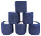 COMOmed bendaggio autoadesivo bendaggio elastico per articolazioni del polso, rullo per cani, bende animali 5 cm (blu navy, 6 rotoli)