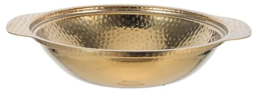 OQHAIR Cuiseur Vapeur Wok en Acier Inoxydable doré.