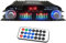 Pqahffowr Amplificador de Audio HiFi Bluetooth 5.0 Amplificador de Sonido Digital de 4 Canales para Sistemas de Audio DoméSticos, AutomóVil, Karaoke Compatible con USB SD AUX