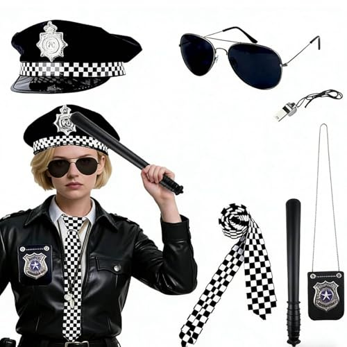 Police Costume Accessories Cop Accessories for Women Men Cosplay