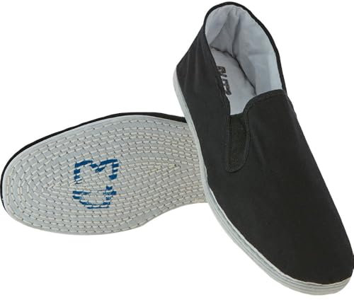 Blitz Cotton Sole Kung Fu Shoes - UK 8 Black