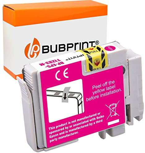 Bubprint Druckerpatrone kompatibel als Ersatz für Epson T1303 für Stylus SX525WD SX535WD SX620FW Office B42WD BX525WD Workforce WF-3520DWF WF-7515 WF7525 Magenta