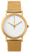 Projects Watches Normal Timepieces – Extra Normal – Gold Mesh Stahlgeflecht Weißgold Armbanduhr, Armband, Armband, Armband