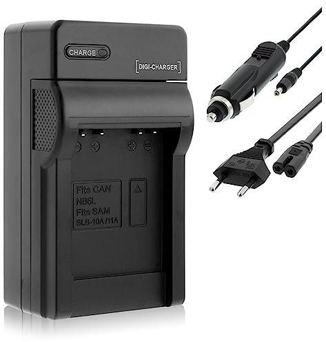 Chargeur (Auto/Secteur) pour Canon NB-6L / Ixus 85 is, 95 is/Ixy/Powershot S90 S95...v. liste
