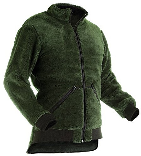 Pfanner® warme Faserpelz Jacke Midland, Farbe:Oliv, Größe:XXL