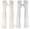 kilofly Women's Long Anti-UV Breathable Arm Sun Block Driving Gloves, 2 Pairs