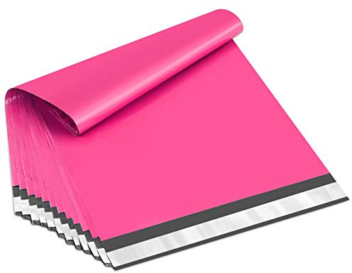 UCGOU Large Poly Mailers 14.5x19 Inch Hot Pink 100 Pack Shipping Bags