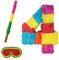 Party Factory Pinata Zahlen Set 0-9 + Stab + Augenmaske Kinder Geburtstag Schlag-Pinata 50 x 35 x 8cm Dekoration Geburtstagsdeko (4)