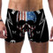LORVIES Maillot de bain avec motif drapeau américain avec tête de mort pour homme Short Coupe carrée Maillot de bain à séchage rapide Taille S - - L