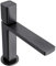 Mai & Mai Armatur Waschtischarmatur eckiges Design Badarmatur Schwarz matt Chrom 19,6cm hoch Waschtisch-Einhebelmischer DIN-Anschlüsse WAO-7901