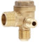 Valvola di Ritegno del Compressore D'aria Valvola di Ritegno a 3 Porte Filettatura Maschio in Ottone Parti di Ricambio per Accessori Pneumatici a 90 Gradi 20 * 14 * 10mm