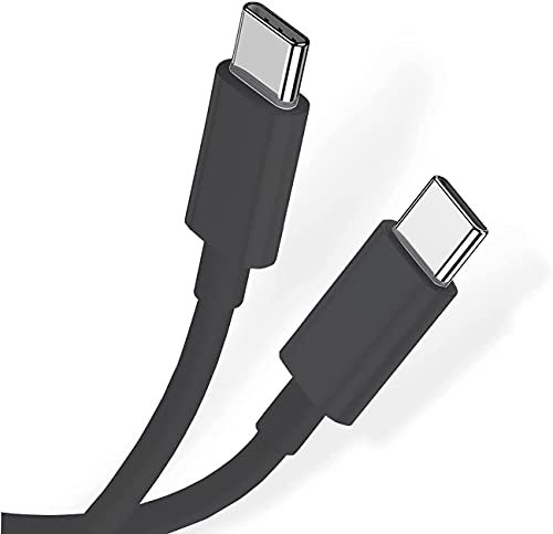 Adhiper da USB-C a USB-C 60W 20V / 3A Cavo di ricarica rapida da USB C a USB C compatibile con Huawei MateBook 13/14, Huawei MateBook X, Huawei MateBook E, Huawei Mate X2, Mate40E(2m / Nero)