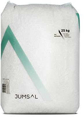 JUMSAL Sel de deneigement 25kg. Sac de sel Neige. Gros sel 25kg. Sel pour Le Gel. Sac de 25 kg de sel. Sel dégeler la Neige. Sel de Grain Naturel Humide. Sacs de sel pour Neige. Sel de déneigement.
