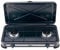 ARDES | AR1FG02 Fornello a Gas da Esterno GPL Cucina a Gas Portatile per Campeggio 2 Fuochi Con Coperchio In Acciaio Verniciato Nero