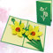 LINPOPUP®, LIN17750, POP UP Karte - Blüten - Blumen - Garten - 3D Geburtstags-Karte - Muttertag-Gruß-Karte mit Blumen - Blumen-Motiv - Klapp-Karte - Geschenkkarten, N700