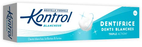 Zahnpasta Weiße Zähne, 75 ml. KONTROL