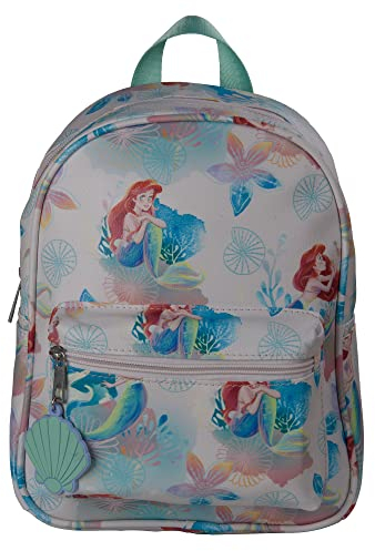 Disney Damen Ariel PU Mini-Rucksack aus Polyurethan, Kleine Meerjungfrau, 36