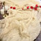 2 Stück Seihtuch-Tischläufer Hell Beige,90 x 300 cm Elfenbein Rustikaler Gaze-Stoff Boho-Tischläufer Käsetuch Cheesecloth Tischläufer Hochzeit Tischdecke für Hochzeitsfeier Brautparty Tischdekoration