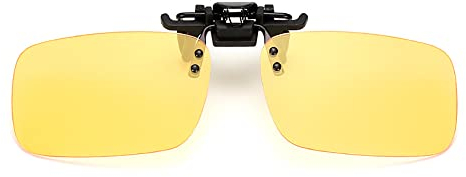 SagaSave Glasses Clip on Anti Blue Light Blocking Filtering for Computer Gaming Reading Reader Glasses