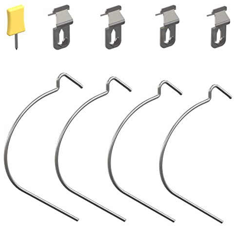 National Hardware N900-009 Low Damage Wall Hanging Hardware Kit, Zinc Plated