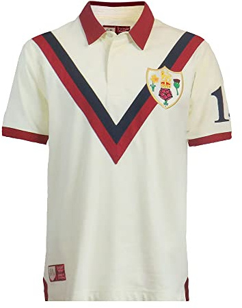 Rugby League 1972 World Cup Retro Polo Navy/Red