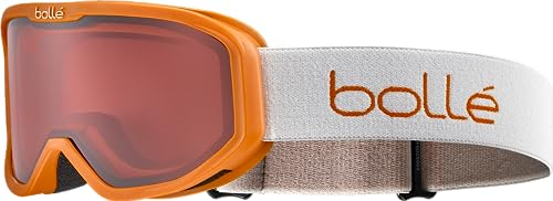 gs1 france Bollé INUK – Ski-Maske für Kinder – Orange und matter Grau – Vermillon-Bildschirm Kat. 2 – Antibeschlag, Kratzfest, Flow-Tech-Belüftung, Schaumstoffkomfort