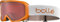 gs1 france Bollé INUK – Ski-Maske für Kinder – Orange und matter Grau – Vermillon-Bildschirm Kat. 2 – Antibeschlag, Kratzfest, Flow-Tech-Belüftung, Schaumstoffkomfort