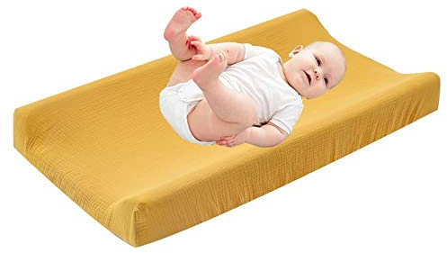 ISAKEN Baby Wickelauflagen Bezug für Wickelauflage Wickelauflagenbezug, Newborn Wickelauflagenbezug Wickelkissenüberzug Baby Dressing Wickeltische Wickelunterlage Wickelaufsatz für Wickeltisch