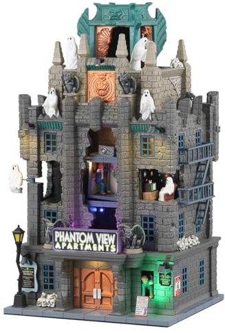 Lemax 35011-UK Spooky Town Sights & Sounds: Phantom View Apartments