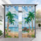 Heavyoff Outdoor Vorhänge Wasserdicht, Wetterfest Sichtschutz Terrasse Sonnenschutz für Balkon Veranda Pergola Gartenlaube 1 Stück, Stil 10, 210x270cm