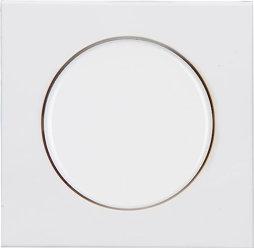 Kopp Athenis Abdeckung für Druck-Wechsel-Dimmer, arktis-weiß, matte Oberfläche, 490632185