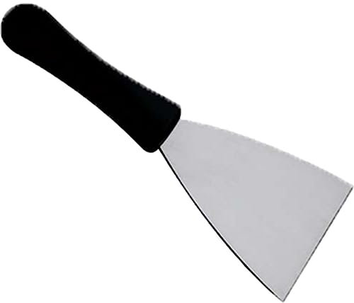 Spatola per pizza professionale da cucina chef acciaio inox 12cm tagliere impasto ristorante pizzeria con manico antiscivolo