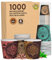 PubCUP Lot de 1000 gobelets en papier pour café, 65 ml, verres écologiques, biodégradables, jetables, petits emporte-pièces