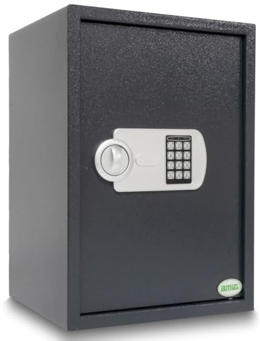 Amig – Tresor für zuhauser mit Code | Integrierte Sicherheitsbox | Stahl | Getarnt | Ideal für Zuhause | Schutz von Geld und wertvollem Schmuck | 50 x 31 x 35 cm