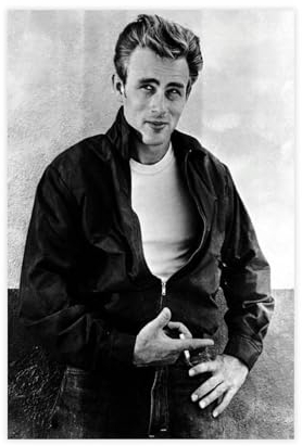 ZOLULA James Dean – Retro-Schauspieler-Poster, Leinwand-Poster, Wandkunst, Dekordruck, Bild, Gemälde für Wohnzimmer, Schlafzimmer, Dekoration, ungerahmt, 30 x 45 cm