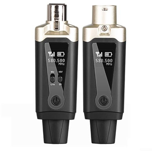Carpango Advanced UHF Wireless Microphone System, Microphone Wireless Transmitter-receiver System With XLR Transmitters And Receivers