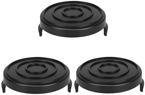 Eyoloty Spulenabdeckung Pasend für Rasentrimmer Einhell RTV 400 550 550/1 GC-ET 4530 Gardenline ALD GLR 450 450/4 451 452 453 454 455 456 457 458 King Craft KCR 450 451 Top Craft TCR 50 450 (3 Stück)