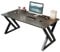 KINSL Gaming-Tisch mit komplettem Schreibtisch-Mauspad, Heimbüro, PC, Laptop, Workstation, Gaming-Computertisch mit stabilem Metall- und Holz-Computertisch für Gaming und Büro, L 120 cm