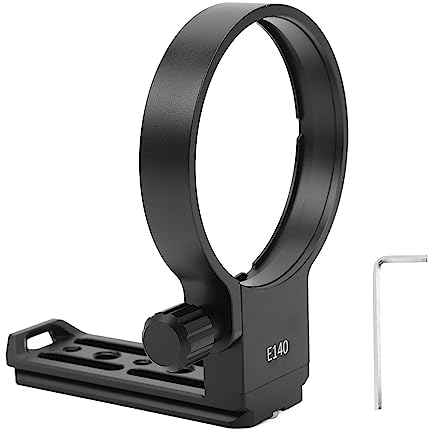 Beufee Lens Tripod Mount, Mount Lens Foot Tripod Mount Ring Stand Base Lens Collar Tripod Mount Ring for 100‑400mm F5‑6.3 DG DN OS E Mount